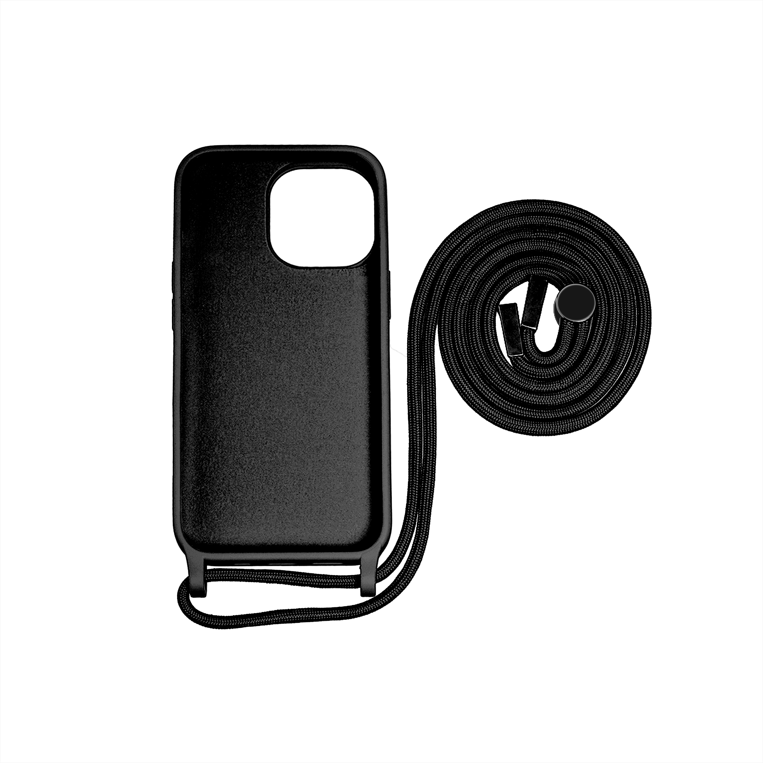 Capa TPU com fio For Apple colar da Rixus For Apple iPhone 14 Plus Preto