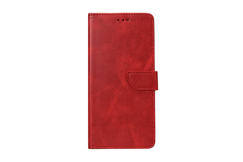 Estante de livros Rixus For Apple iPhone 15 Pro Max Vermelho escuro