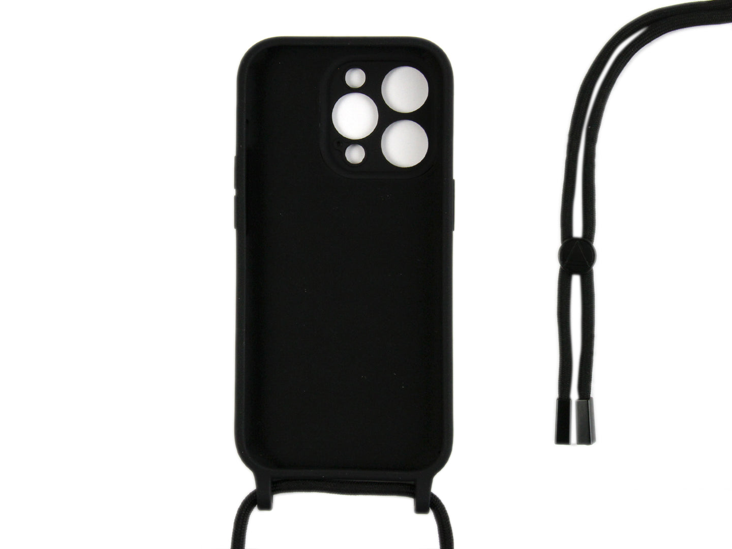 Capa TPU com fio For Apple colar da Rixus For Apple iPhone 13 Pro Preto