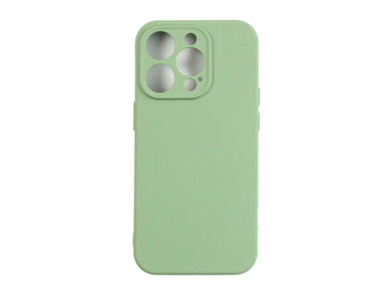 Capa telefónica em TPU macia Rixus For Apple iPhone 14 Pro Max Matcha