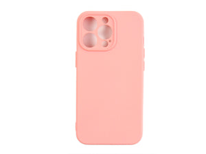 Capa telefónica em TPU macia Rixus For Apple iPhone 13 Pro Rosa