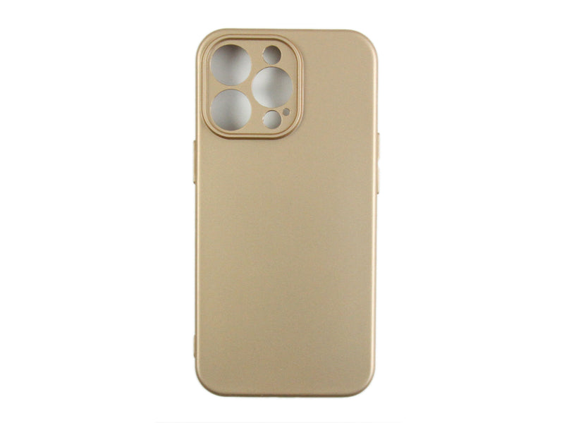 Capa para telemóvel em TPU macio Rixus For Apple iPhone 13 Pro dourado