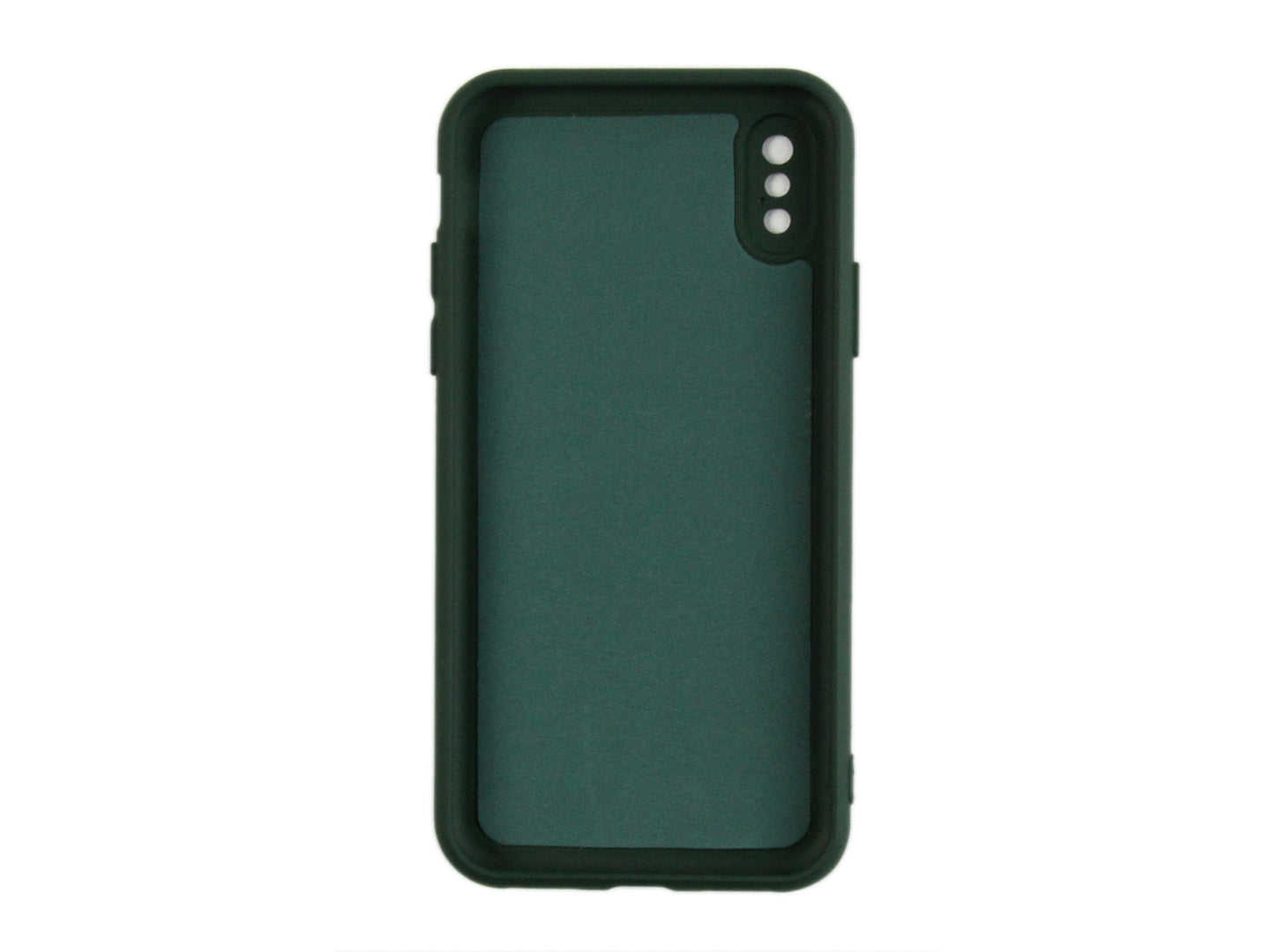 Capa telefónica em TPU macia Rixus For Apple iPhone X, XS Verde Escuro