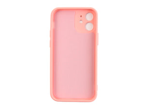 Capa telefónica em TPU macia Rixus For Apple iPhone 12 Mini Rosa
