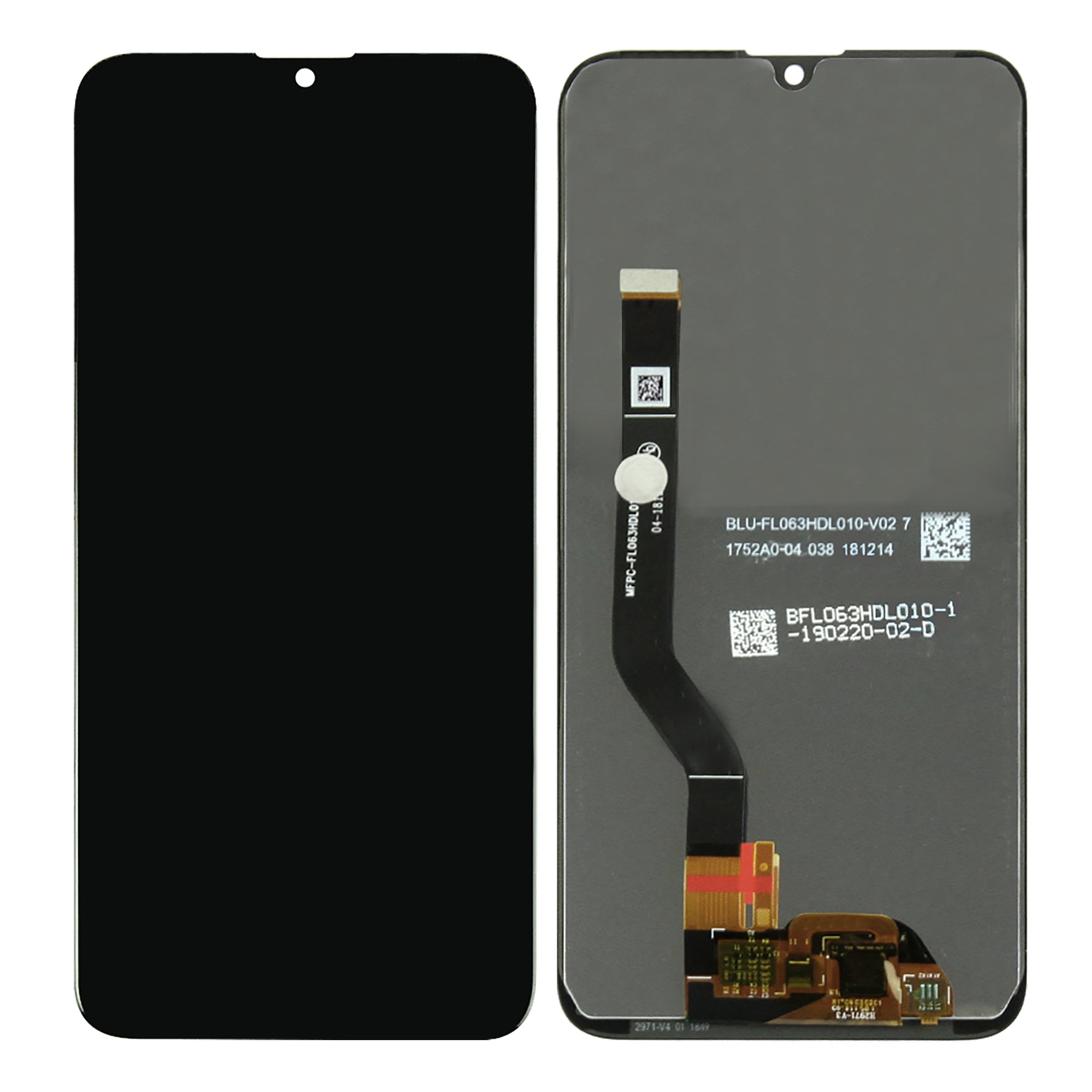 Huawei Y7 Pro (2019) Ecrã e digitalizador sem moldura Preto OEM