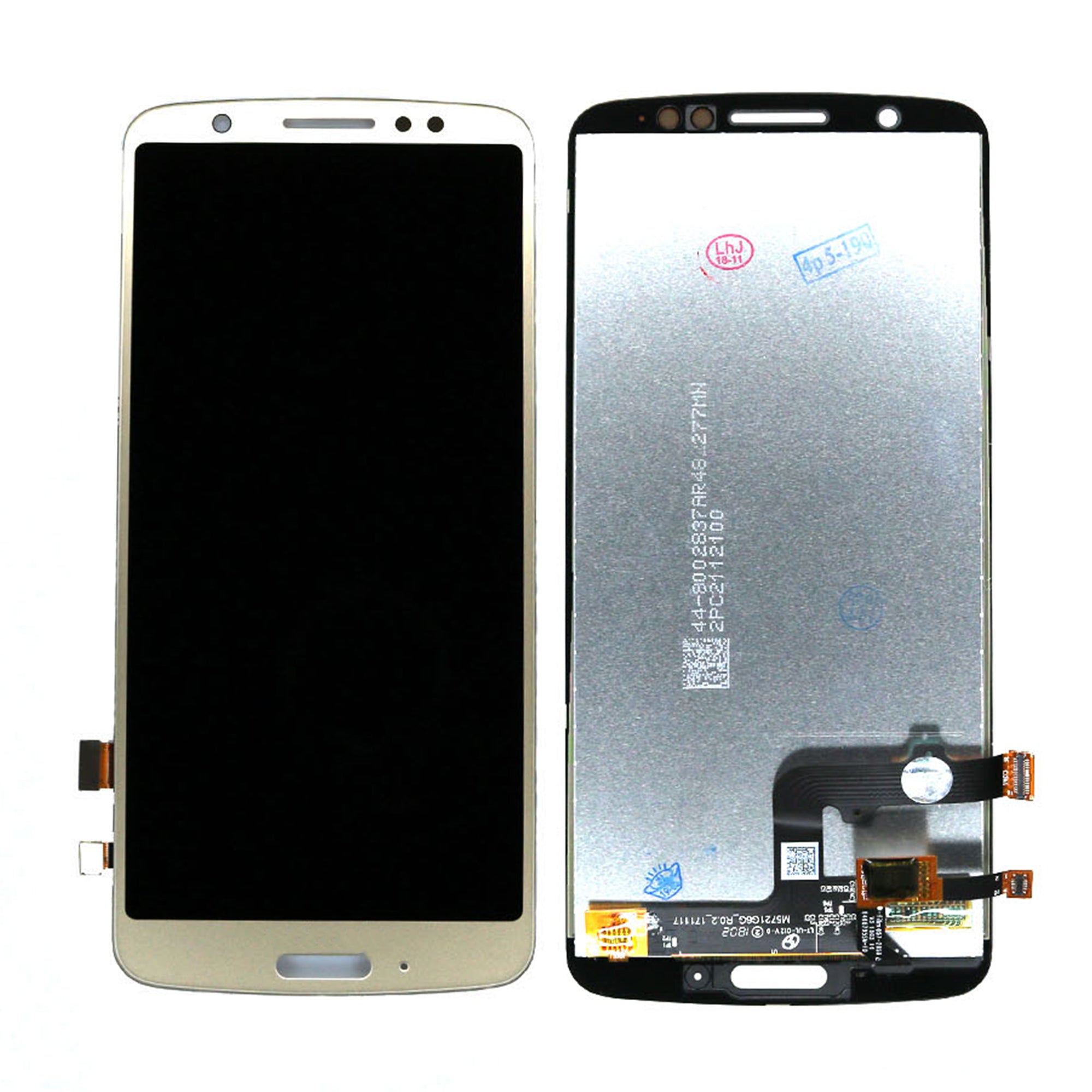 Motorola Moto G6 Ecrã e digitalizador sem moldura Ouro OEM