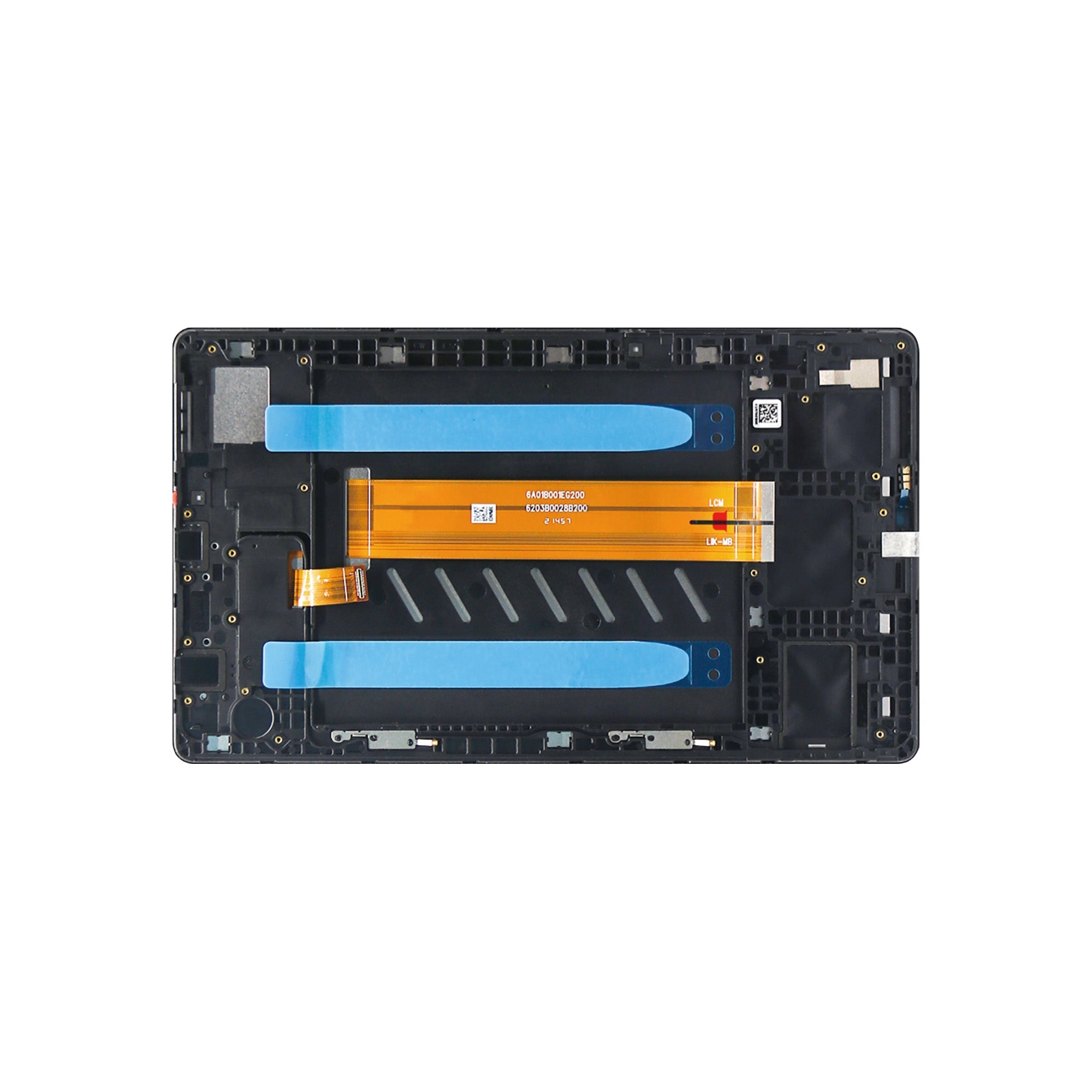 Samsung Galaxy Tab A7 Lite WiFi (2021) T220 Ecrã e digitalizador com moldura cinza escuro OEM