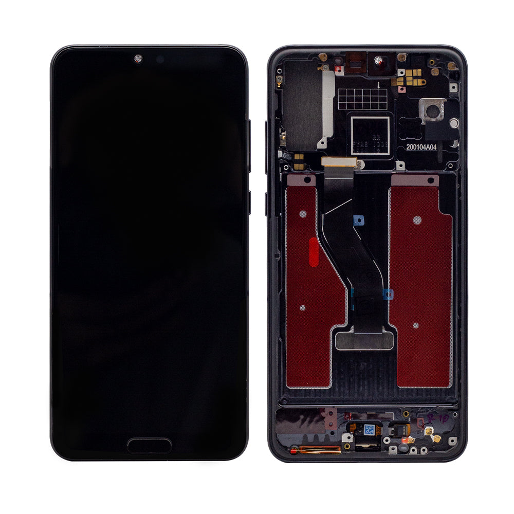 Ecrã e digitalizador Huawei P20 Pro com moldura preta Refurbished
