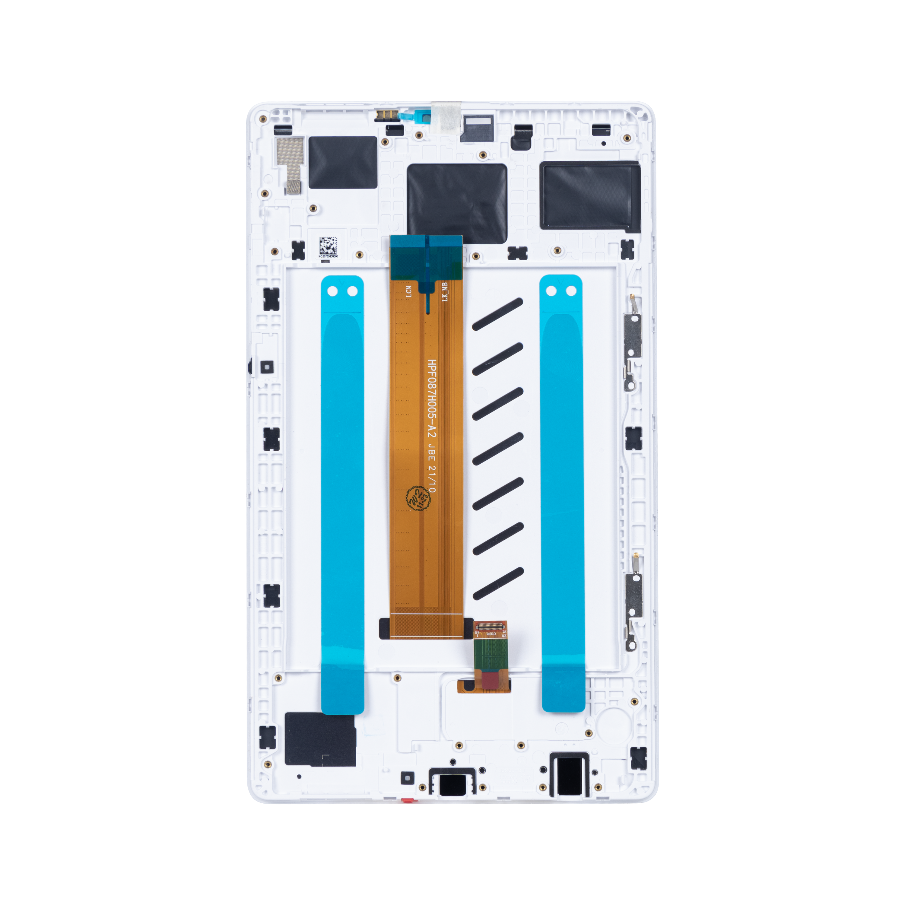 Samsung Galaxy Tab A7 Lite LTE (2021) T225 Ecrã e digitalizador com moldura Prata OEM