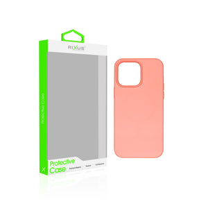 Rixus Soft TPU Phone Case With MagSafe Compatible For Apple iPhone 12 Pro Max Pink
