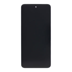 Motorola G84 5G Display And Digitizer With Frame Black Service Pack