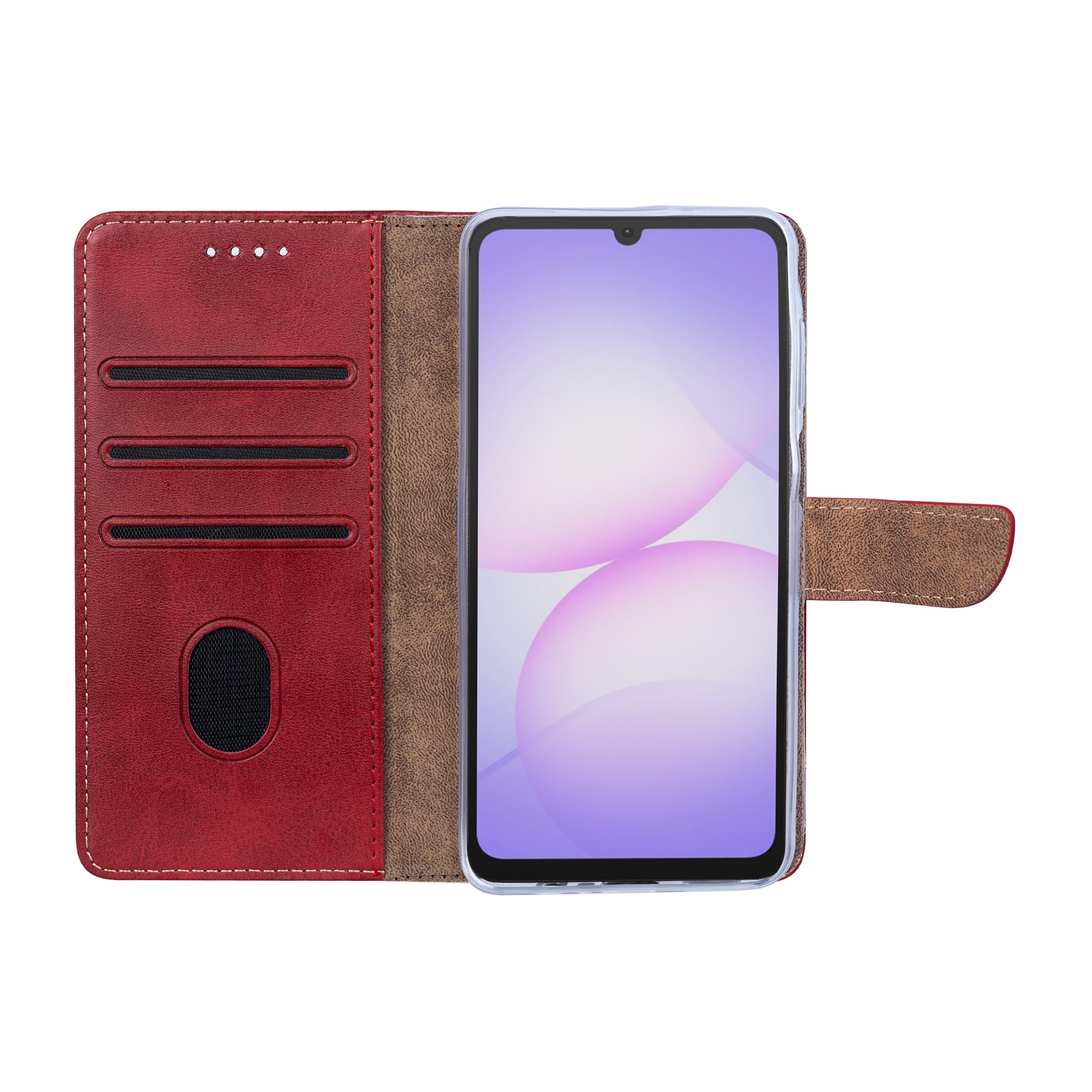 Estante Rixus para Samsung Galaxy A07 Vermelho Escuro