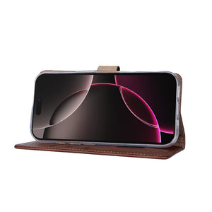 Estante Rixus For Apple iPhone 17 Pro Castanho