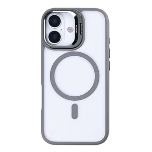 Rixus Classic 03 Case With MagSafe Compatible For Apple iPhone 17 Titanium Grey