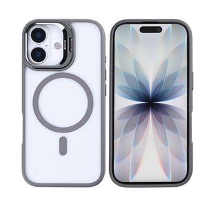 Rixus Classic 03 Case With MagSafe Compatible For Apple iPhone 17 Titanium Grey