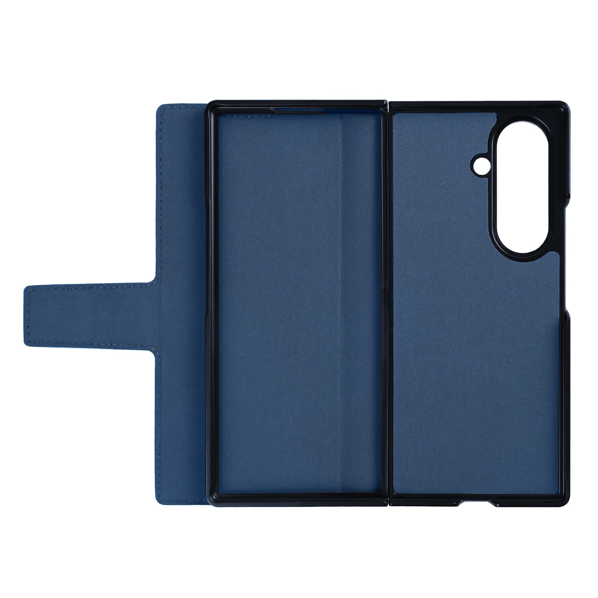 Rixus Capa para carteira com suporte para caneta para Samsung Galaxy Z Fold 7 Azul