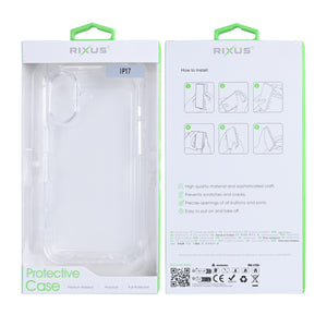 Capa anti-explosão Rixus For Apple iPhone 17 Transparente