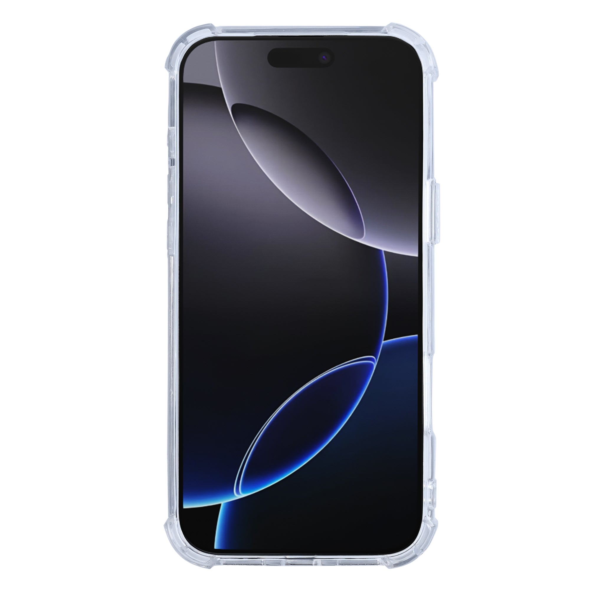 Rixus Anti-Burst Case With MagSafe Compatible For Apple iPhone 17 Pro Max Transparent