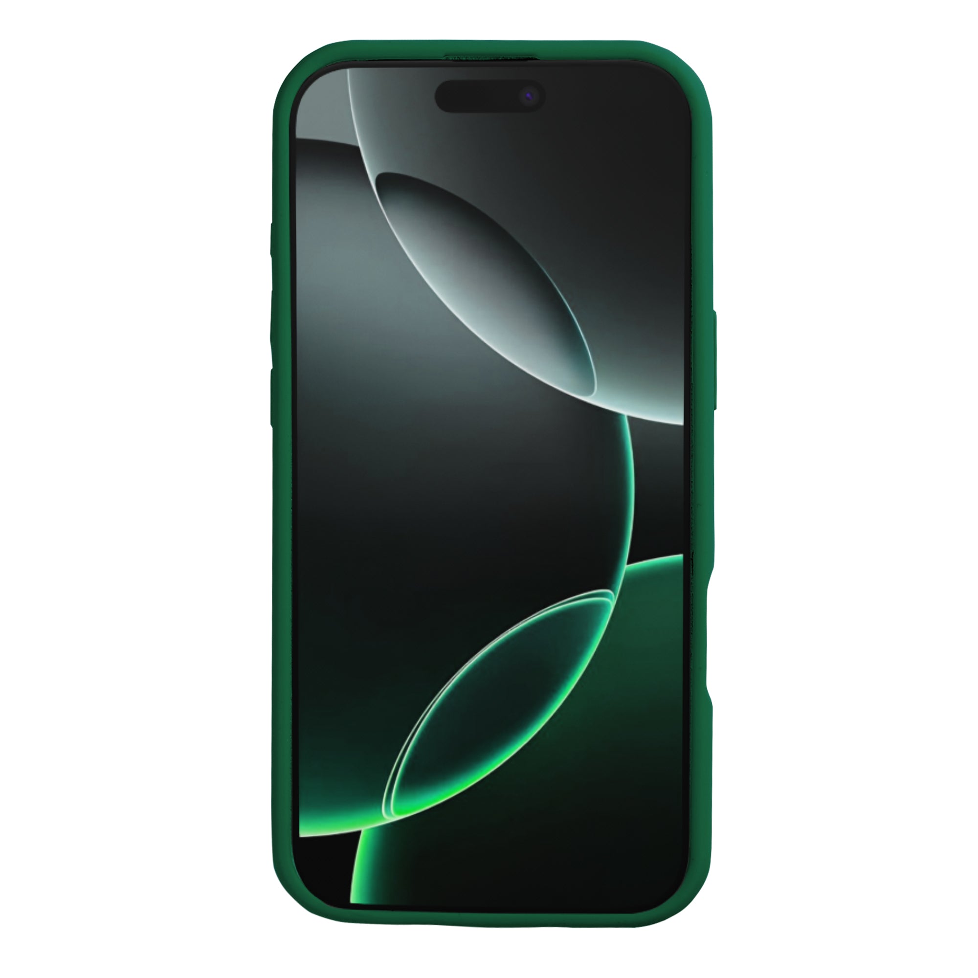 Capa de TPU macia Rixus For Apple 17 Air Verde escuro