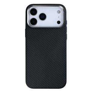 Rixus Mag Carbon With MagSafe Compatible For Apple iPhone 17 Pro Titanium Black