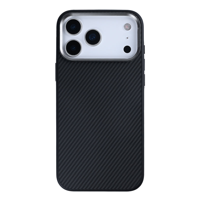 Rixus Mag Carbon With MagSafe Compatible For Apple iPhone 17 Pro Max Titanium Black