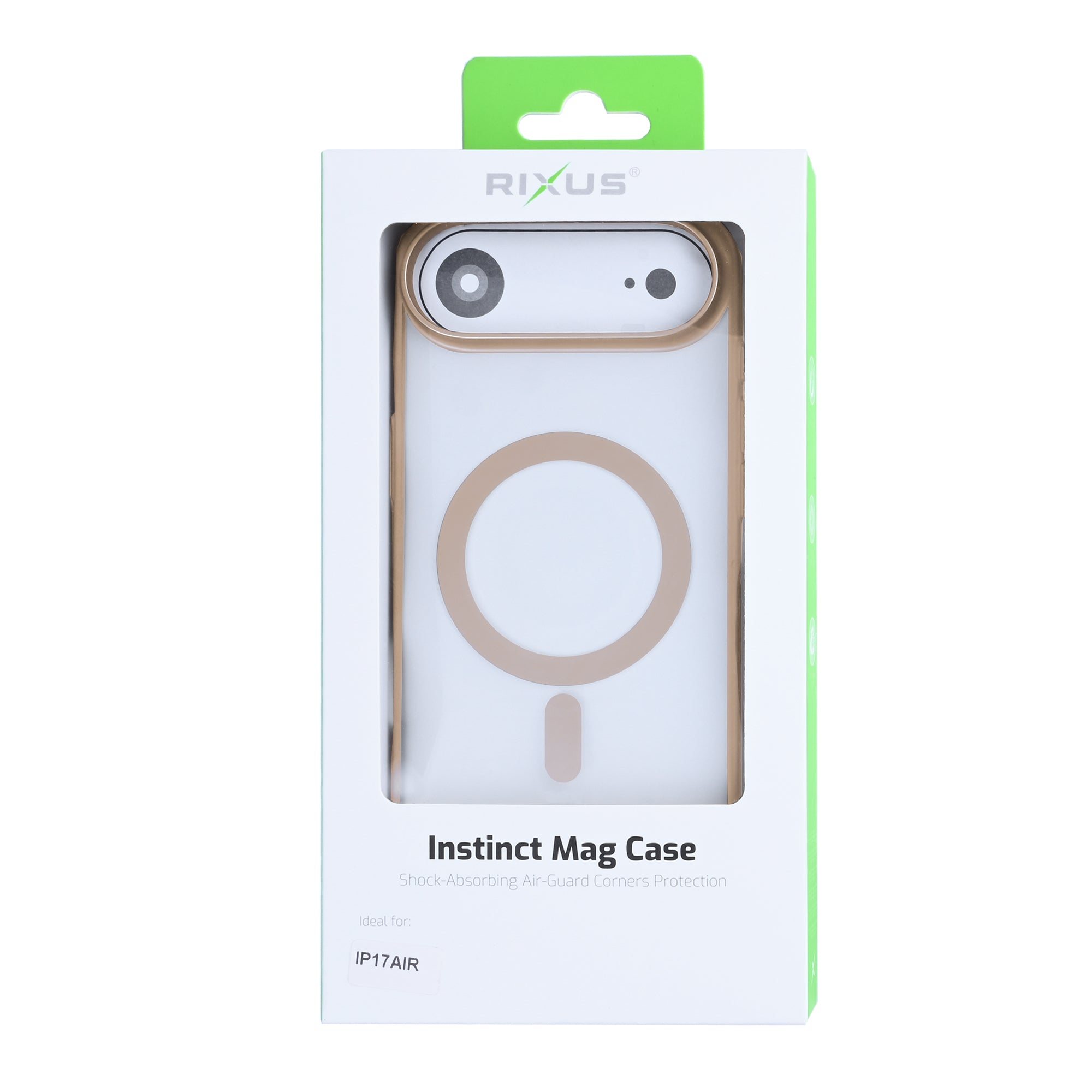 Capa Rixus Instinct Mag For Apple iPhone 17 Air Desert Titanium