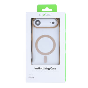 Capa Rixus Instinct Mag For Apple iPhone 17 Air Desert Titanium