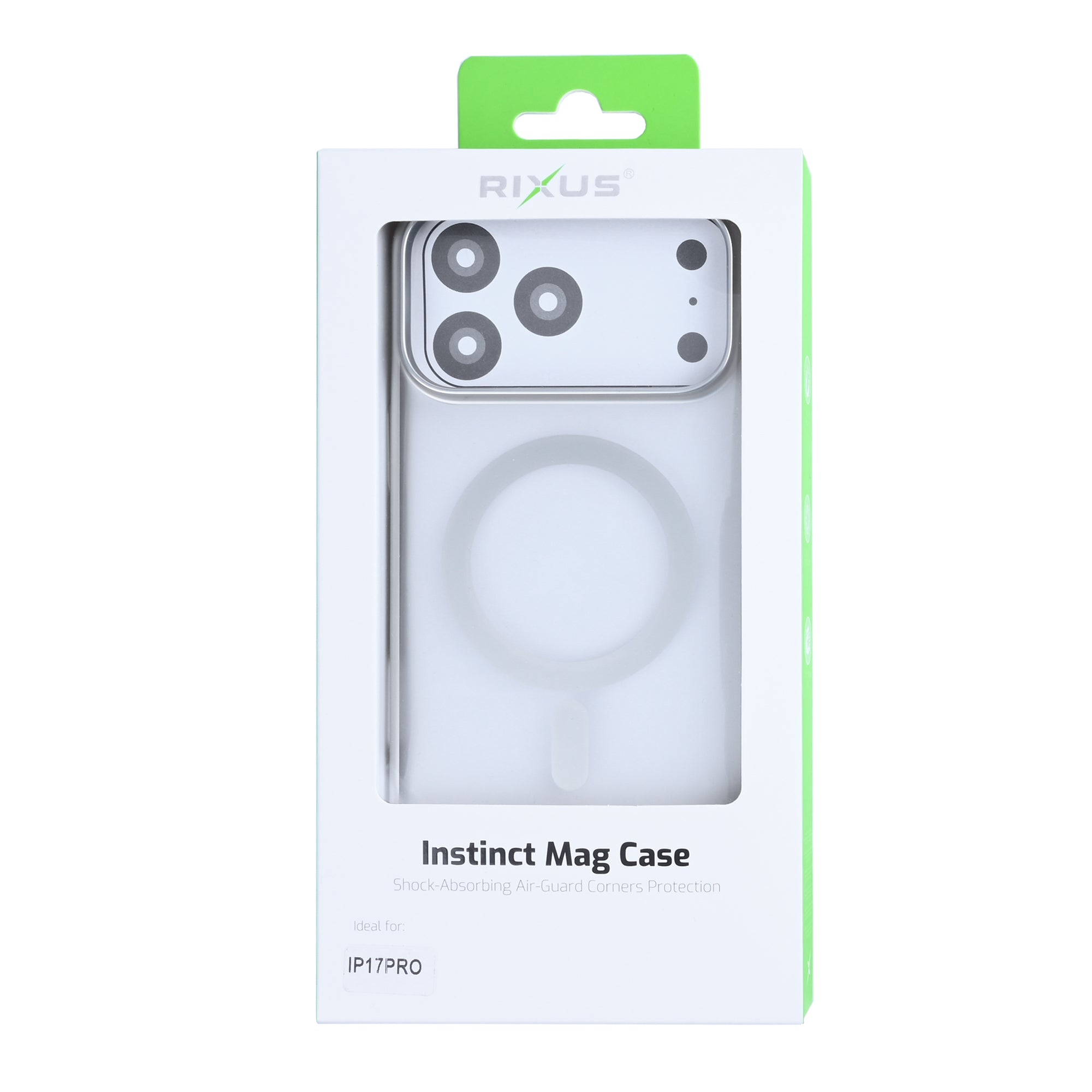 Capa Rixus Instinct Mag For Apple iPhone 17 Pro Prateada