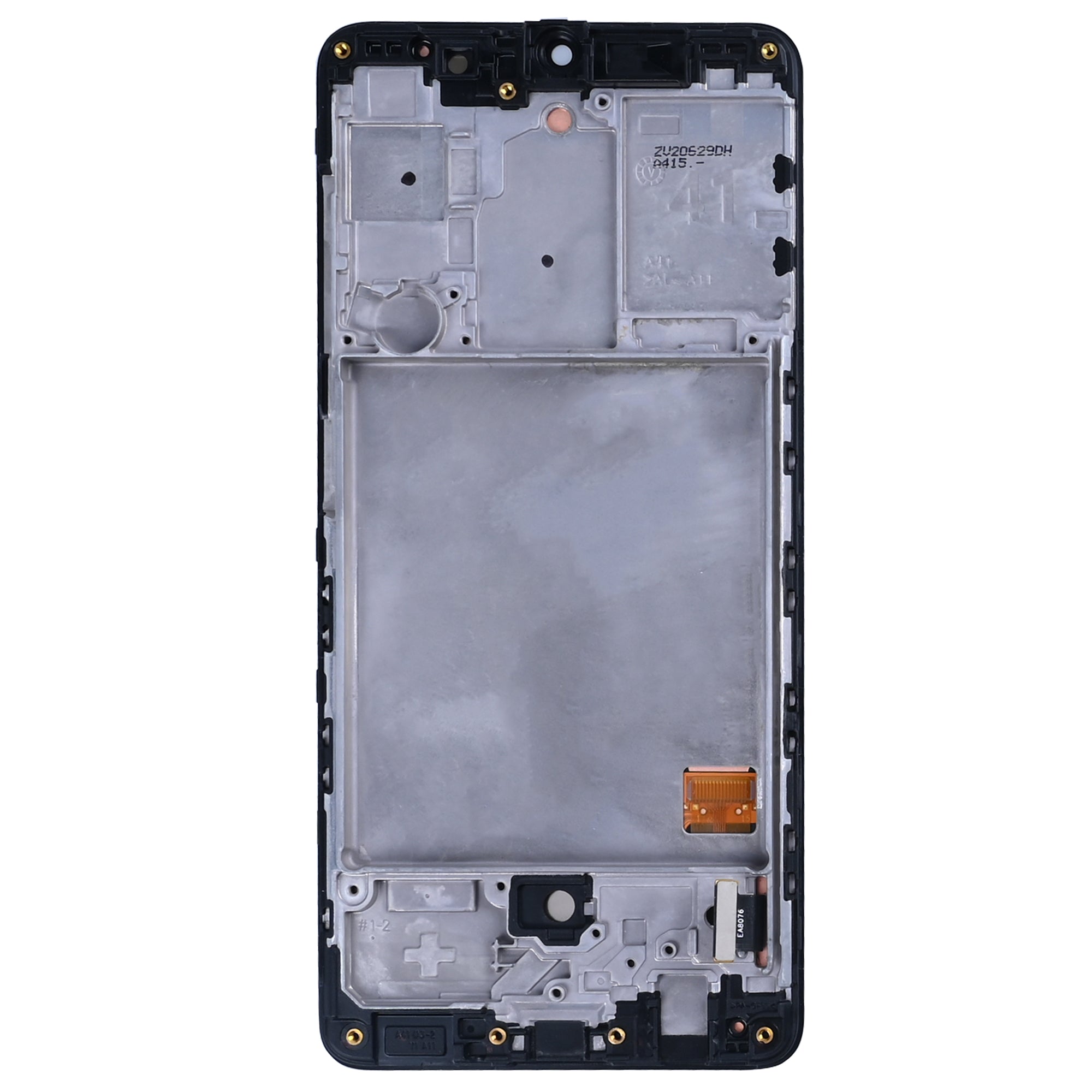 Samsung Galaxy A41 A415F Ecrã e digitalizador com moldura Prism Crush Preto Refurbished