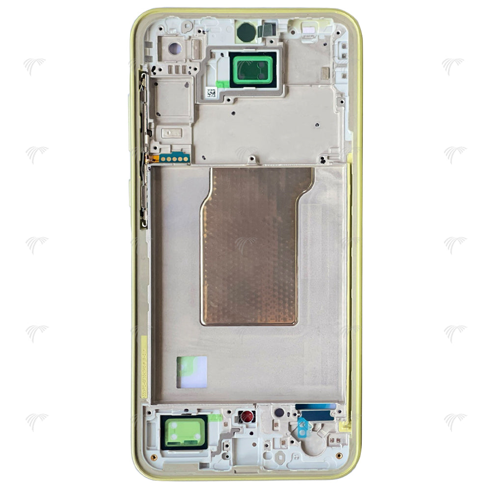 Samsung Galaxy A35 A356B Moldura central amarela OEM