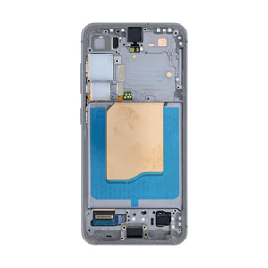 Samsung Galaxy S25 S931B Ecrã e digitalizador com moldura Prata pré-montado