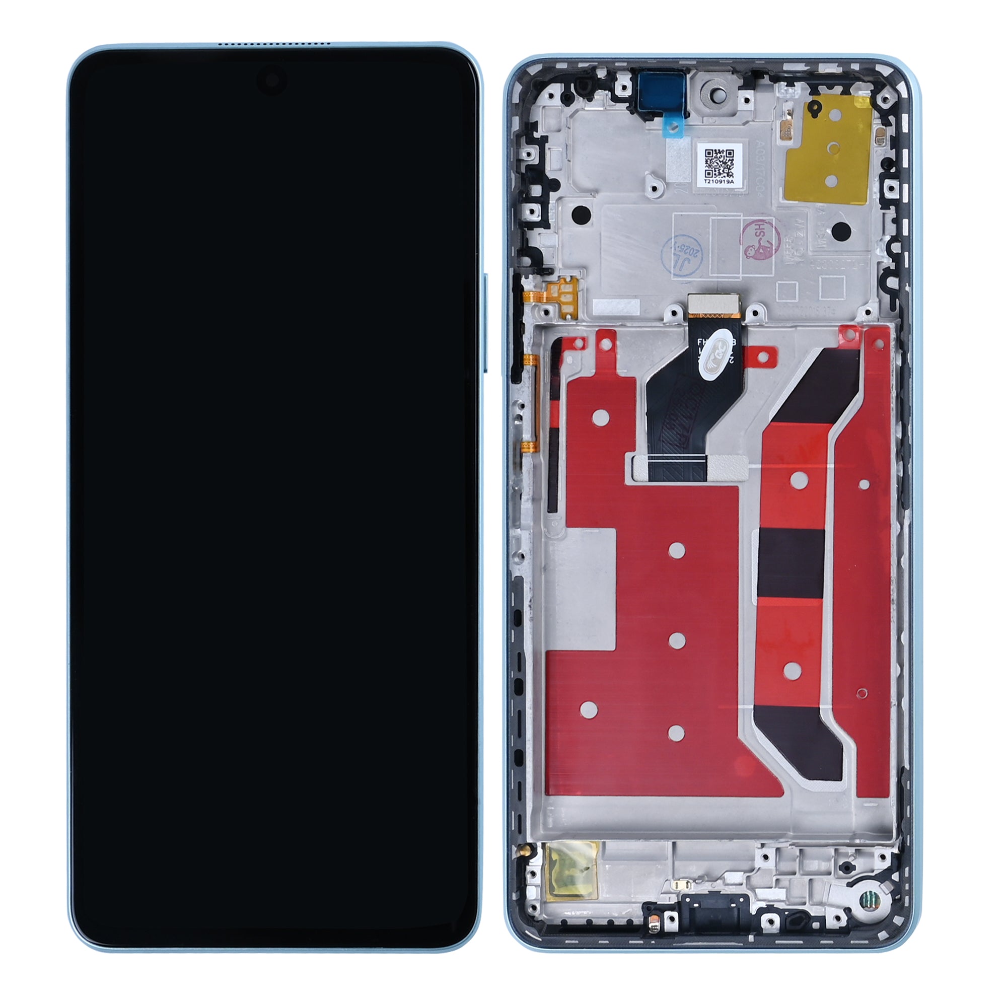 Ecrã e digitalizador Huawei Nova 11i com moldura verde menta OEM