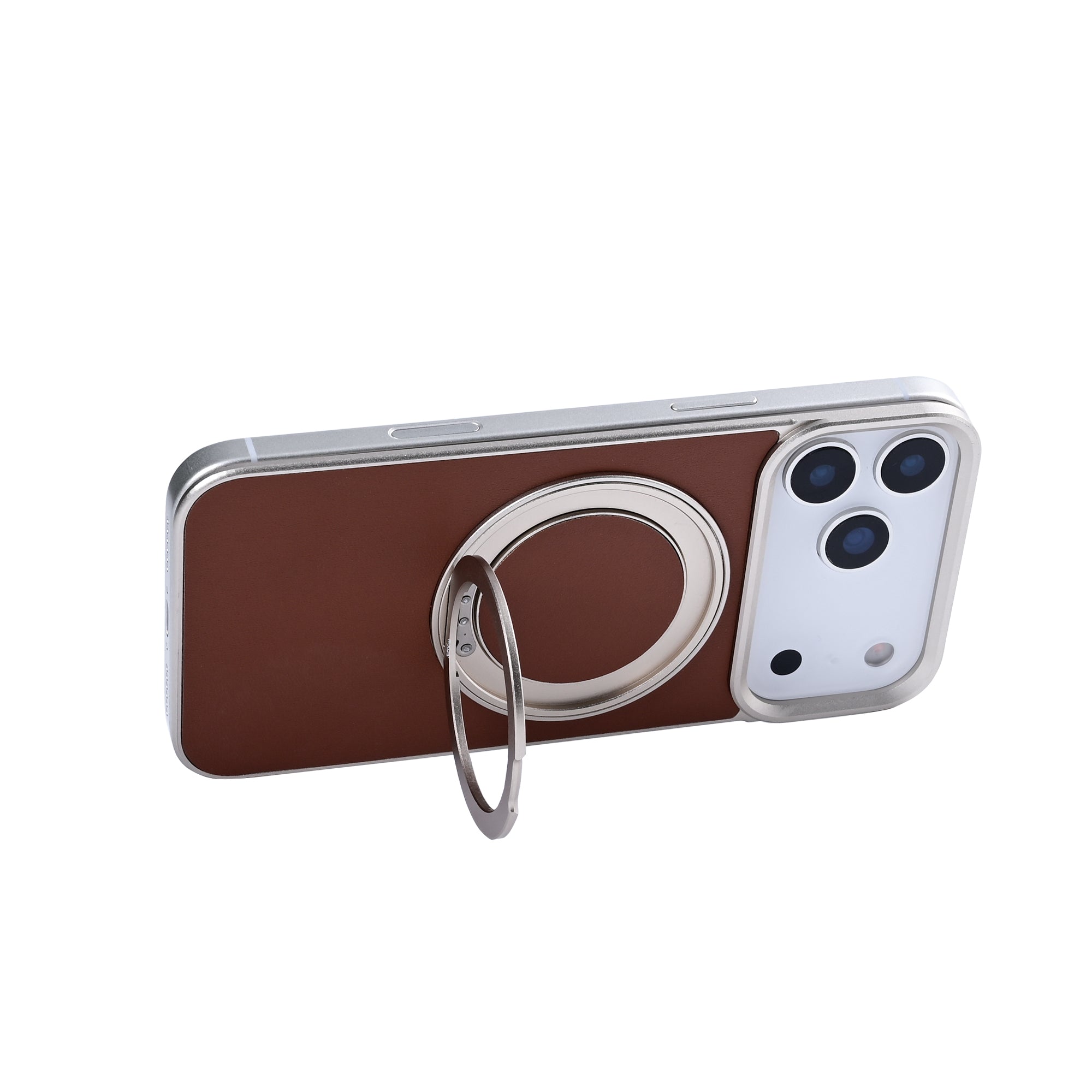 Capa Rixus MagWrap For Apple 17 Pro Castanho