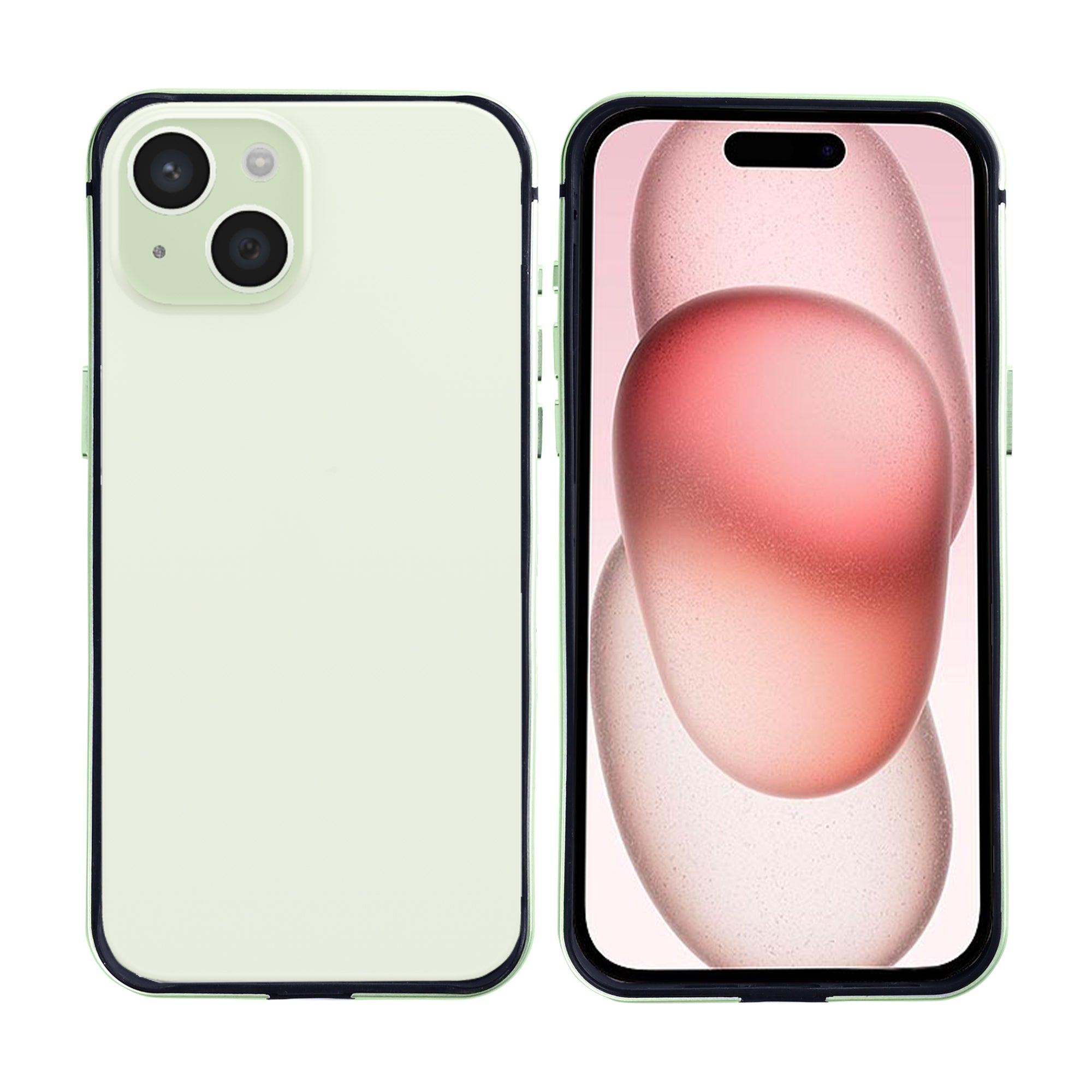 Capa protetora Rixus Crash Guard For Apple 15 Verde