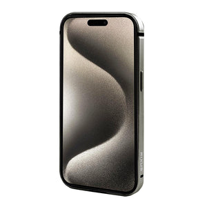 Capa protetora Rixus Crash Guard For Apple 15 Pro Titânio Natural