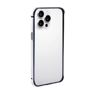 Capa protetora Rixus Crash Guard For Apple 15 Pro Branco Titânio