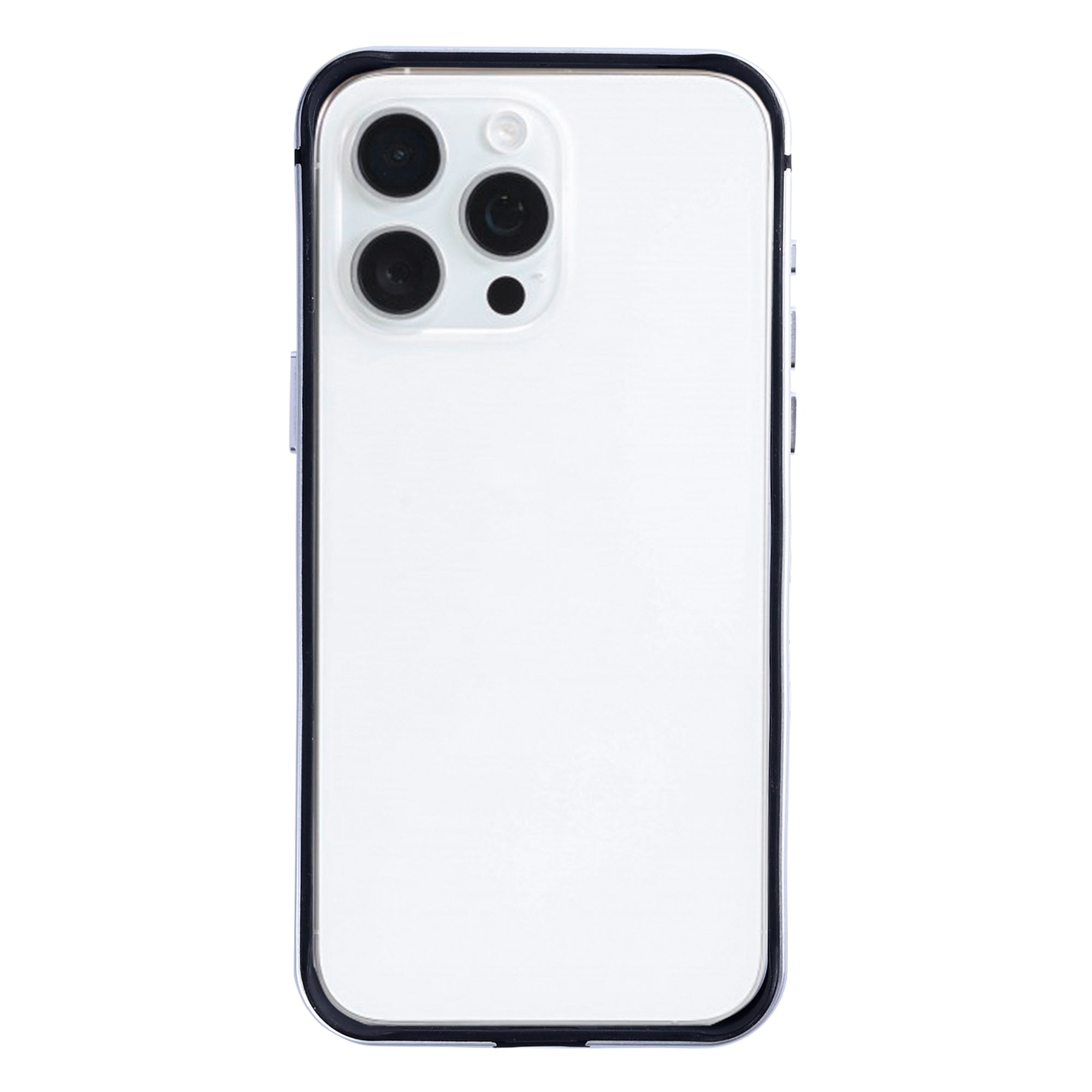 Capa protetora Rixus Crash Guard For Apple 15 Pro Max Branco Titânio