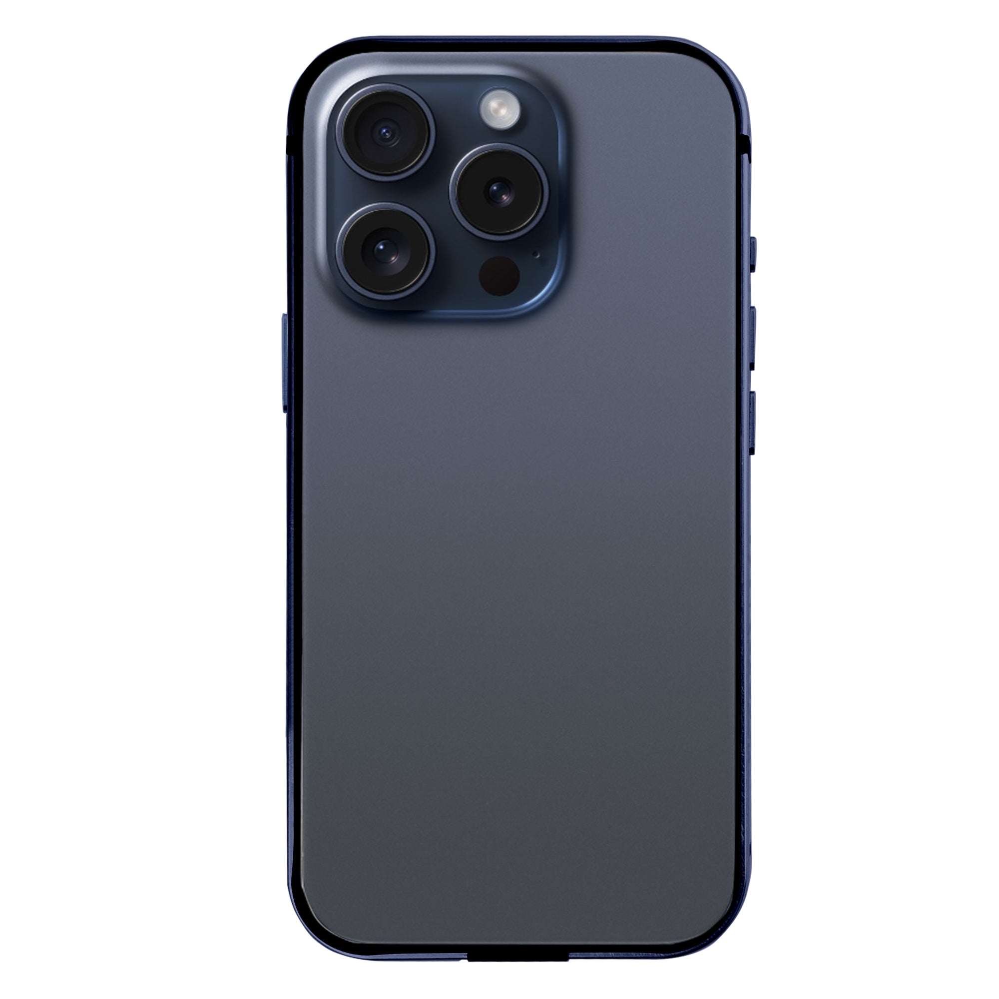 Capa protetora Rixus Crash Guard For Apple 15 Pro Max azul titânio