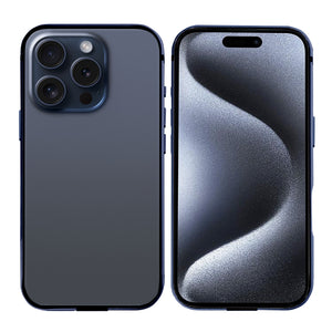 Capa protetora Rixus Crash Guard For Apple 15 Pro Max azul titânio