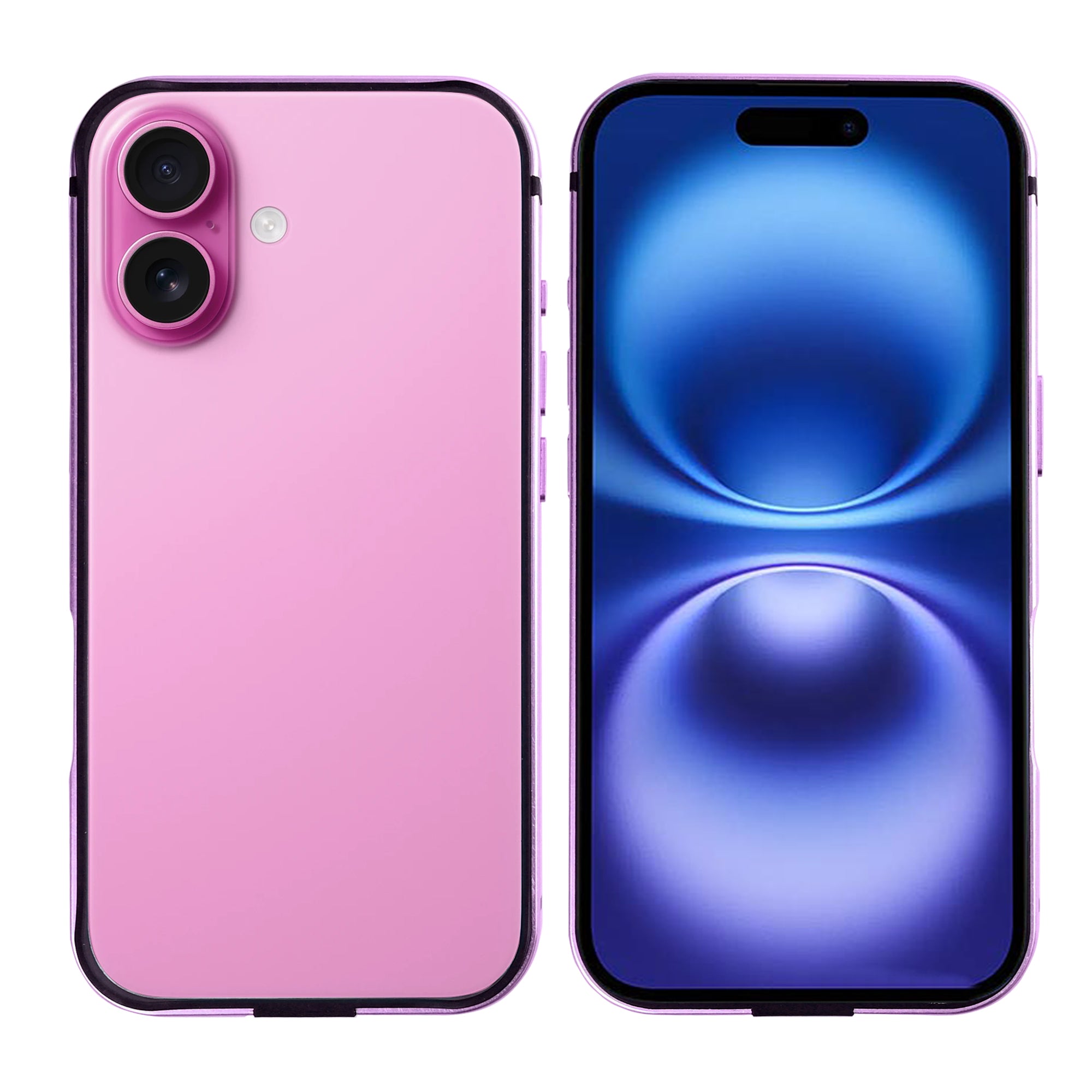 Capa protetora Rixus Crash Guard For Apple 16 Rosa