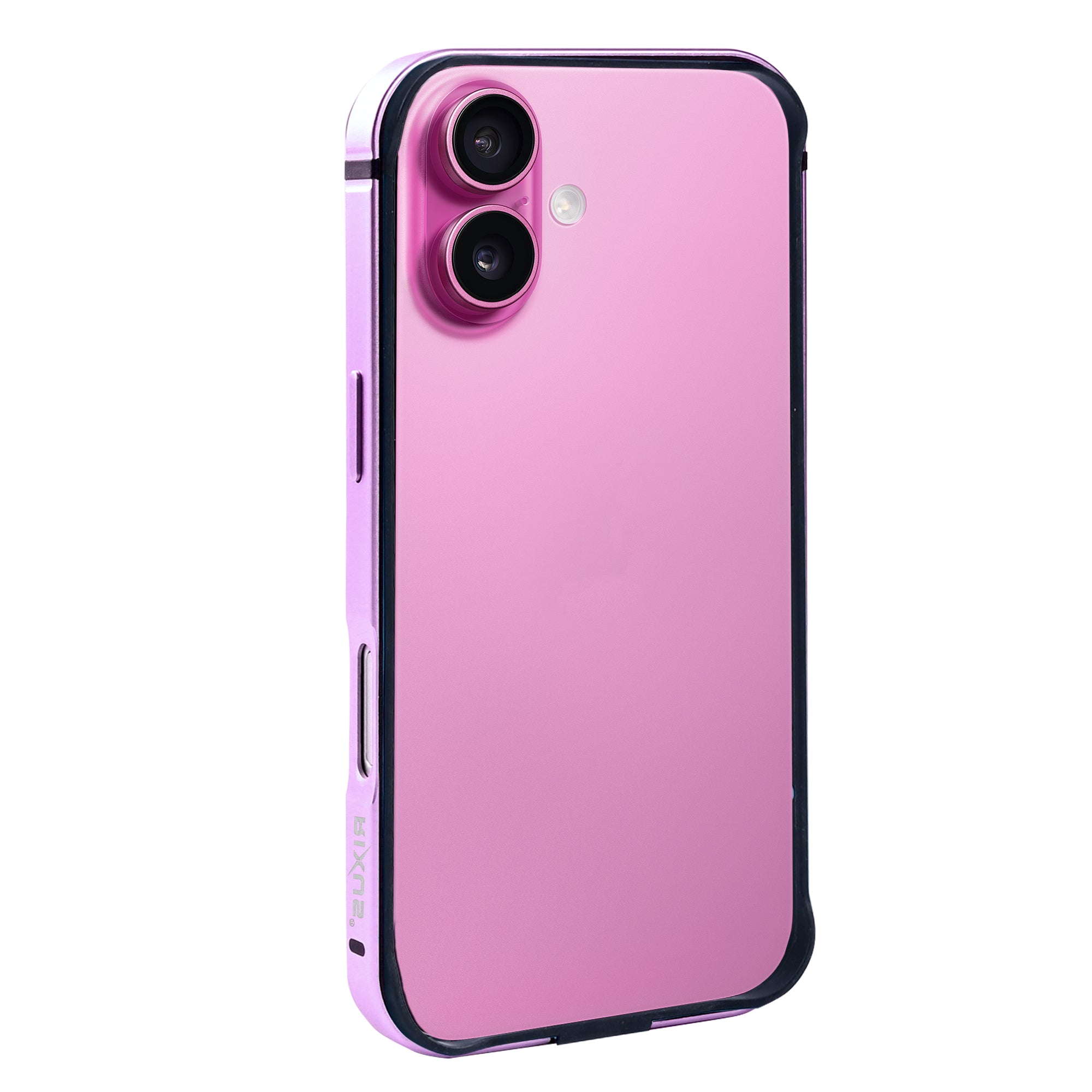 Capa protetora Rixus Crash Guard For Apple 16 Plus Rosa