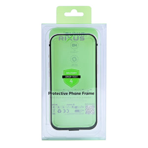Capa protetora Rixus Crash Guard For Apple 16 Plus Branca