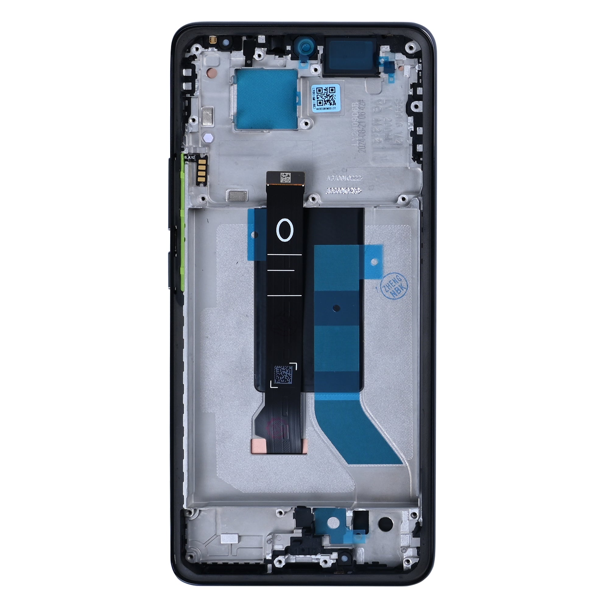 Xiaomi Redmi Note 14 Pro 5G Ecrã e digitalizador com moldura Preto meia-noite OEM