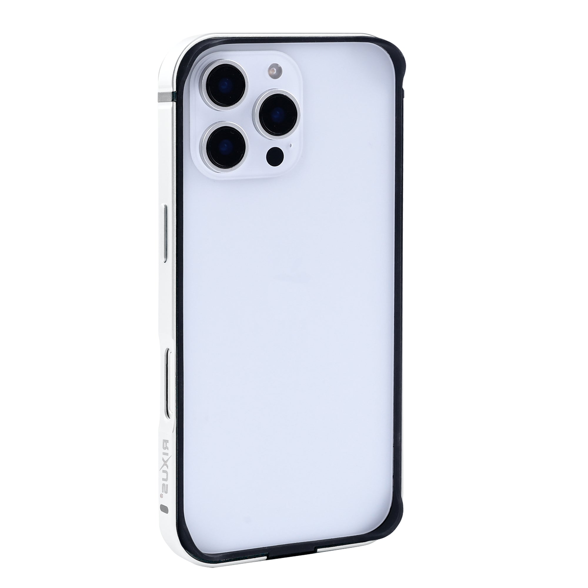 Capa protetora Rixus Crash Guard For Apple 16 Pro Branco Titânio