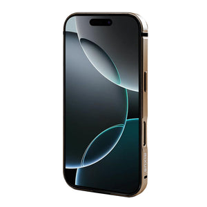 Capa protetora Rixus Crash Guard For Apple 16 Pro Desert Titanium