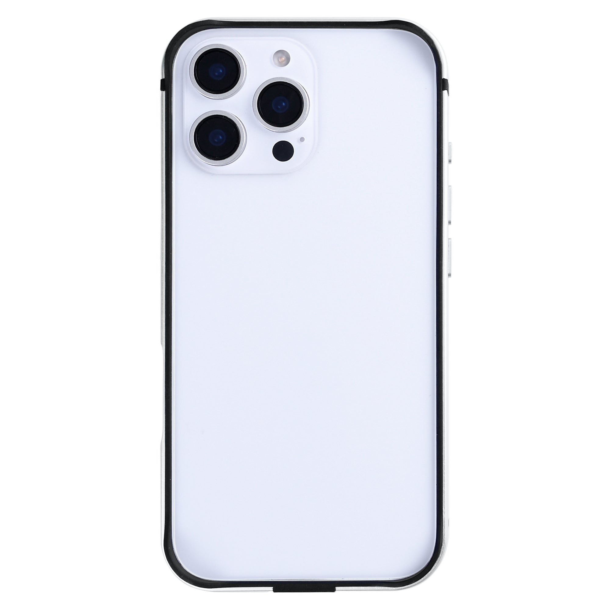 Capa protetora Rixus Crash Guard For Apple 16 Pro Max Branco Titânio