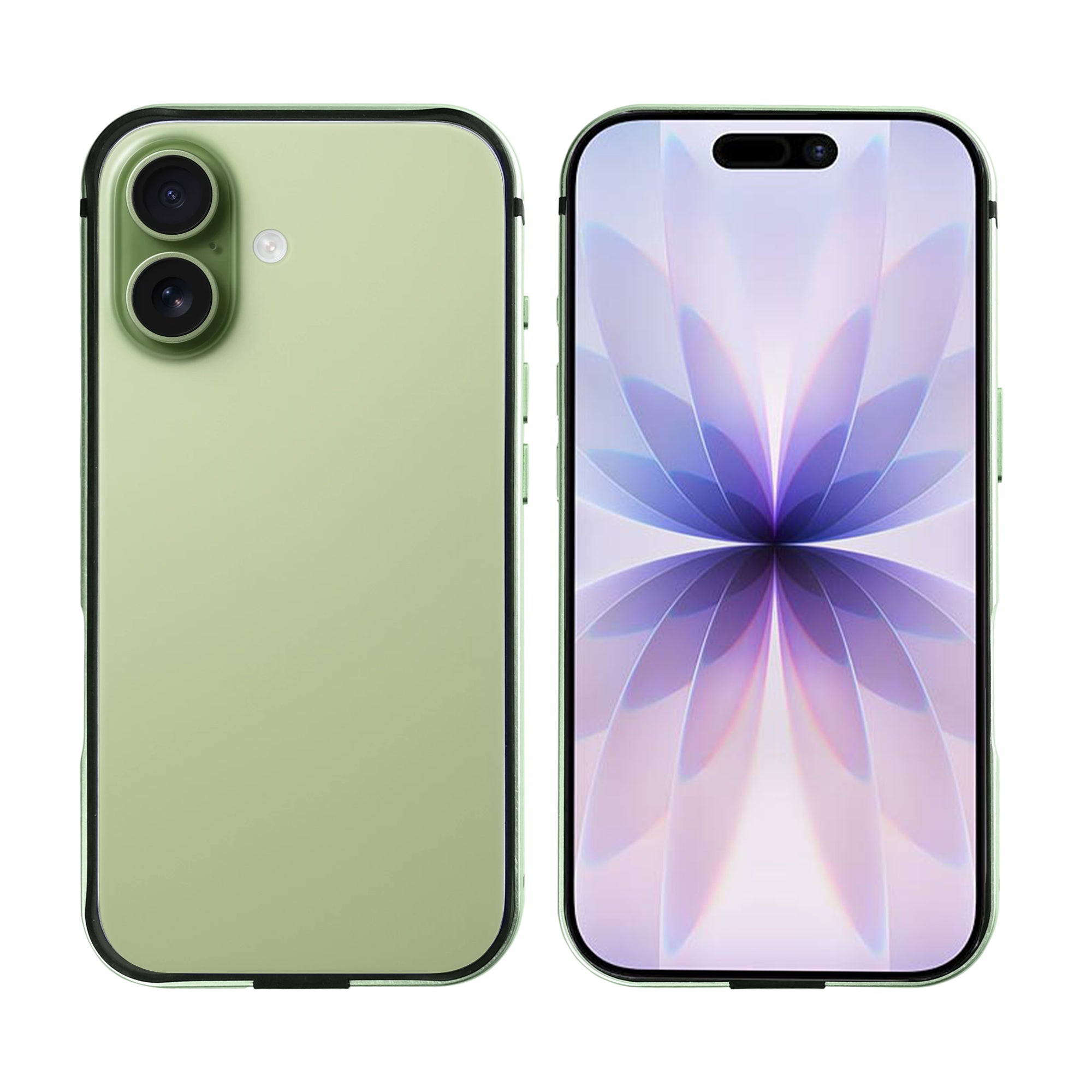 Capa protetora Rixus Crash Guard For Apple 17 Verde claro
