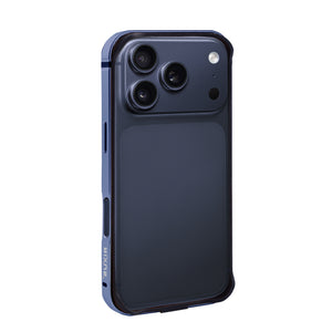 Capa protetora Rixus Crash Guard For Apple 17 Pro azul claro