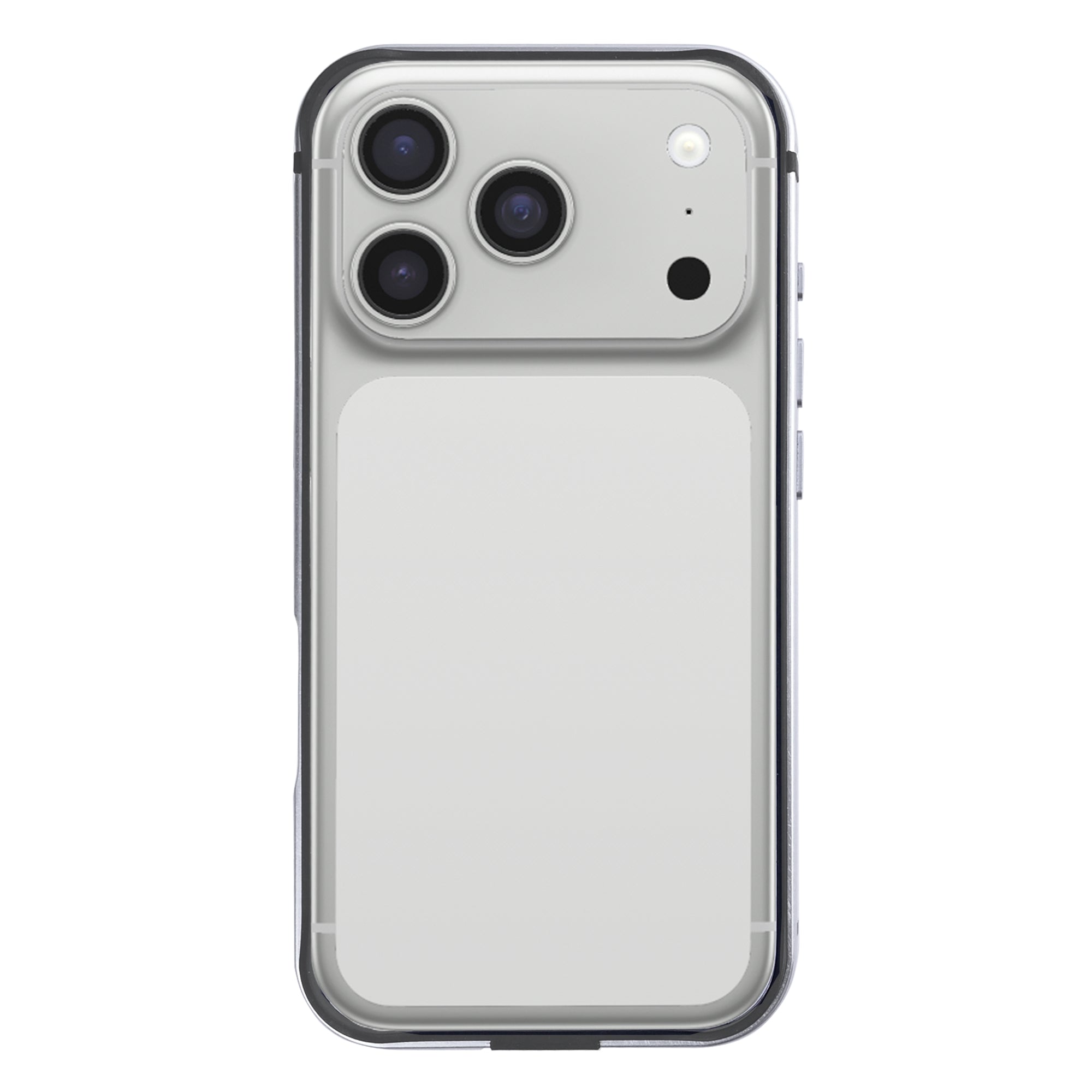 Capa protetora Rixus Crash Guard For Apple 17 Pro Max Prateada