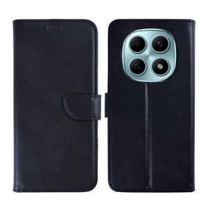 Rixus Bookcase For Xiaomi Redmi Note 15 Black